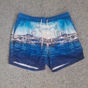 Men's Blue Swimming trunks